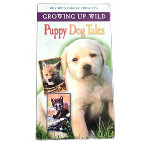Growing Up Wild Puppy Dog Tales VHS Reader's Digest (SEALED)